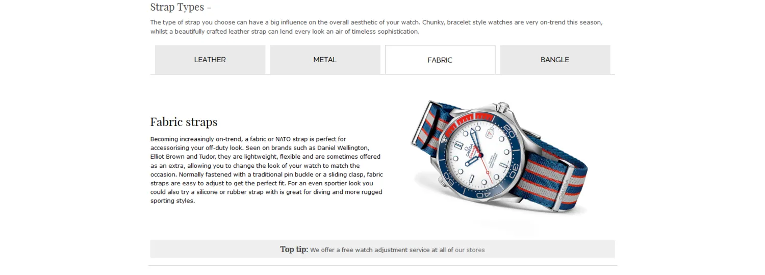Sample Copy from Watch your style guide