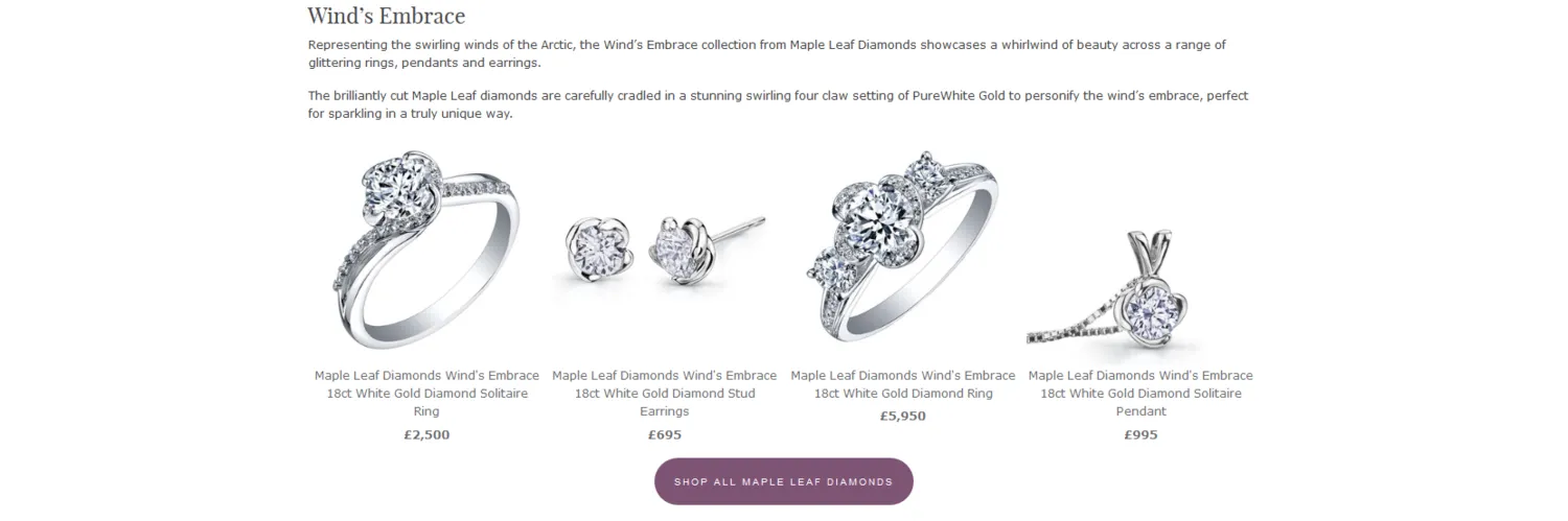 Sample Copy from Diamond Focus webpage