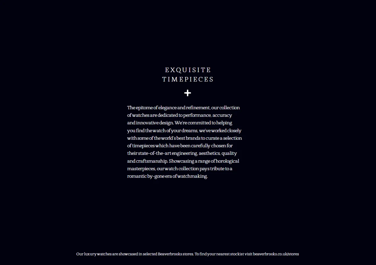 Sample Copy from Luxury Brochure