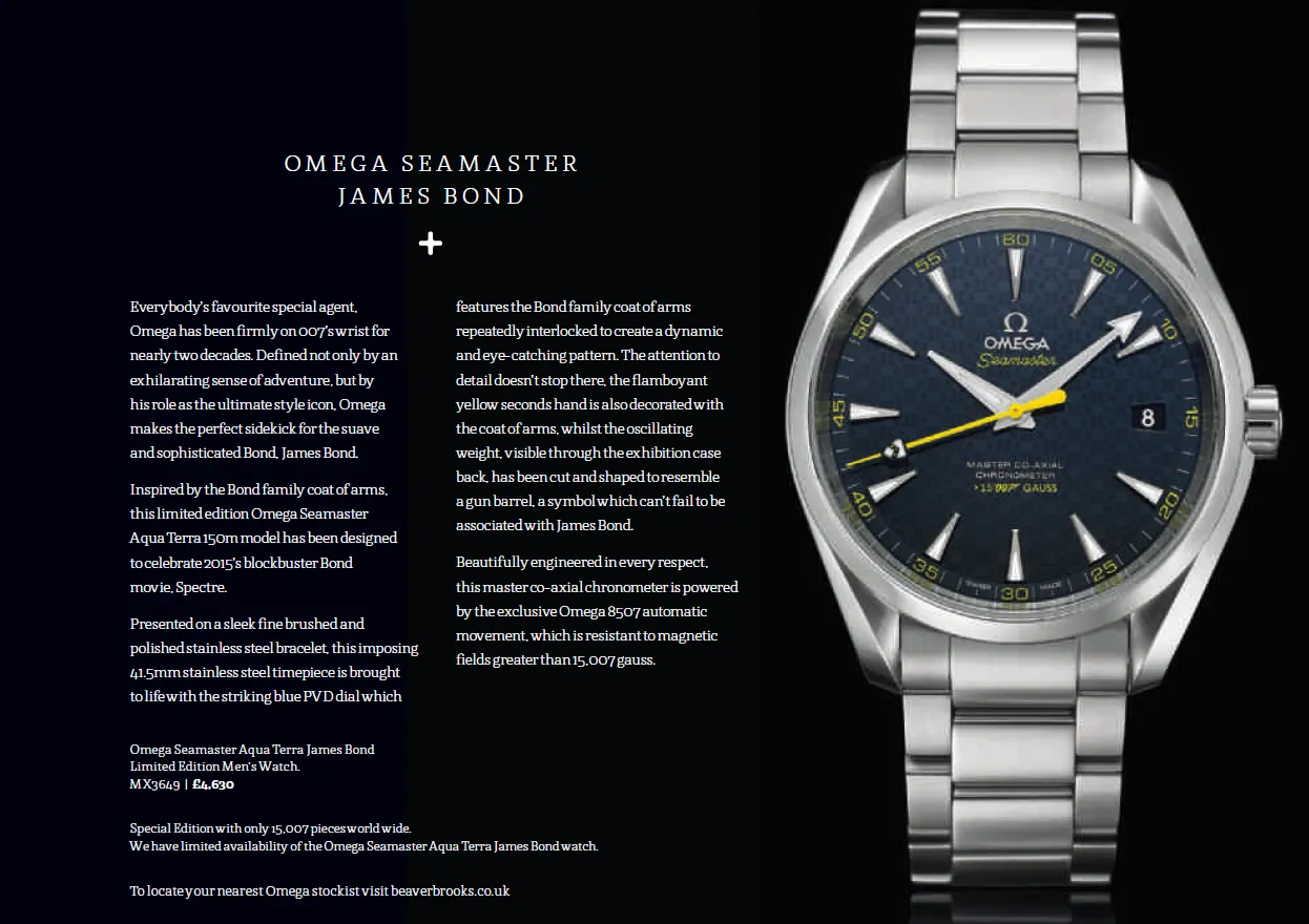 Sample Copy from Luxury Brochure