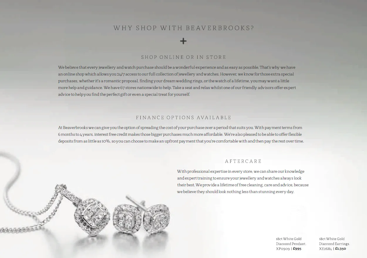 Sample Copy from Luxury Brochure