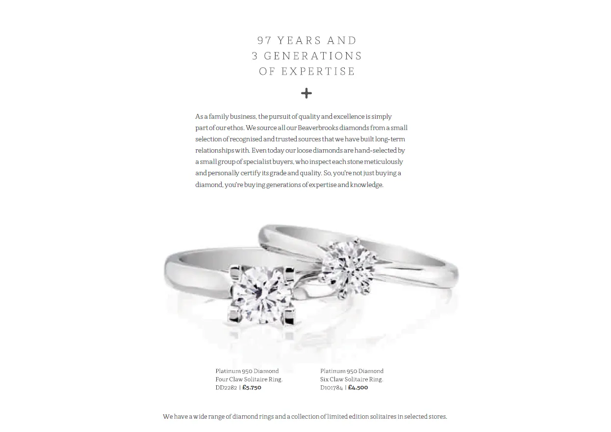 Sample Copy from Luxury Brochure