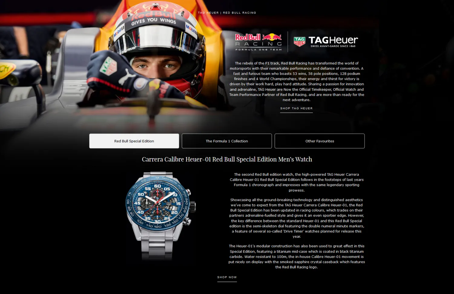 Sample Copy from Formula One Watch guide