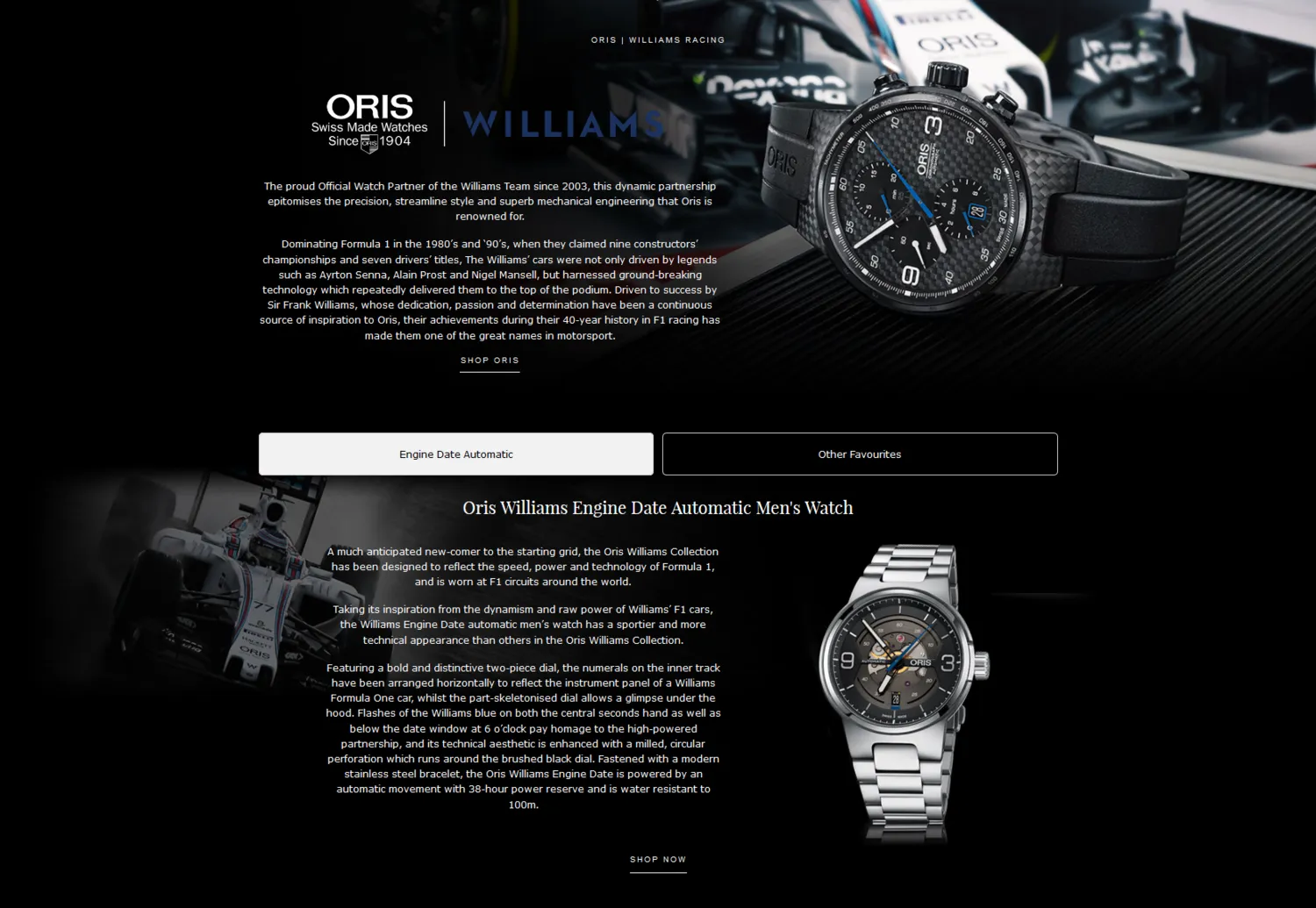 Sample Copy from Formula One Watch guide