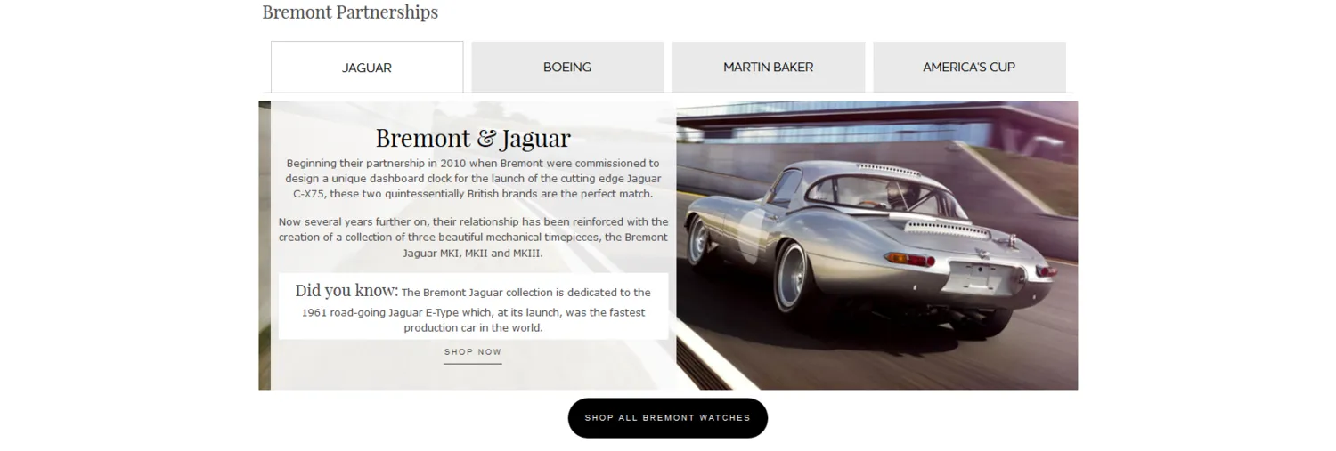 Sample Copy from Bremont watches guide