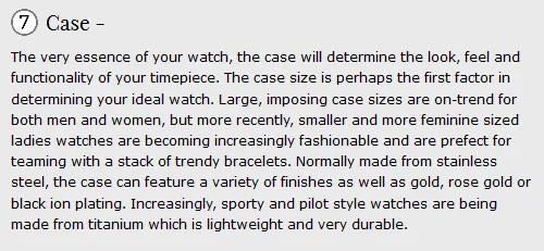 Sample Copy from Watch your style guide
