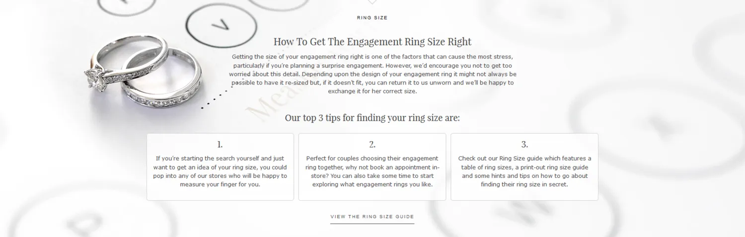 Sample Copy from Engagement Ring Buying Guide