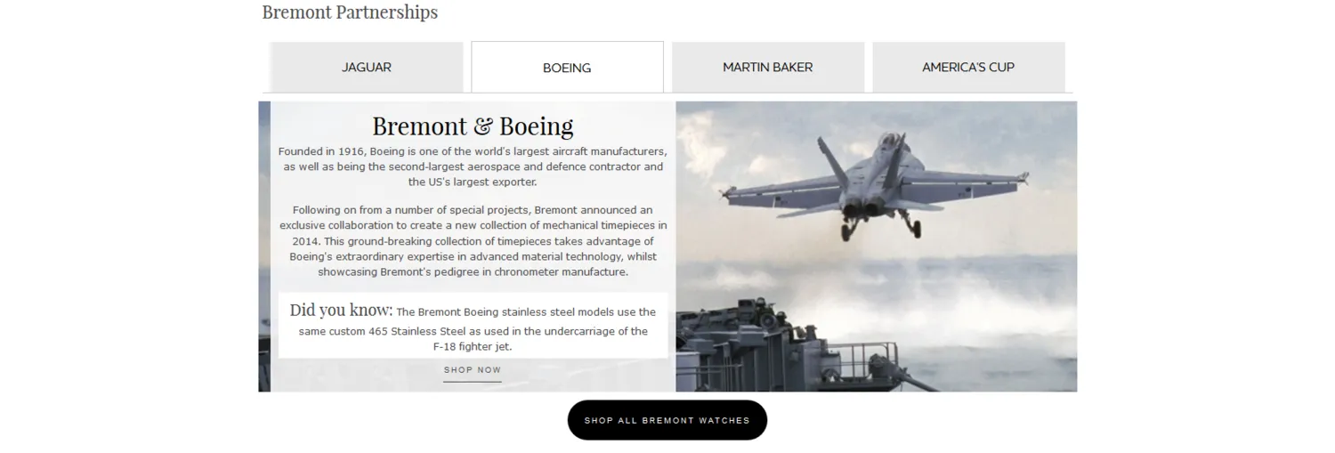 Sample Copy from Bremont watches guide