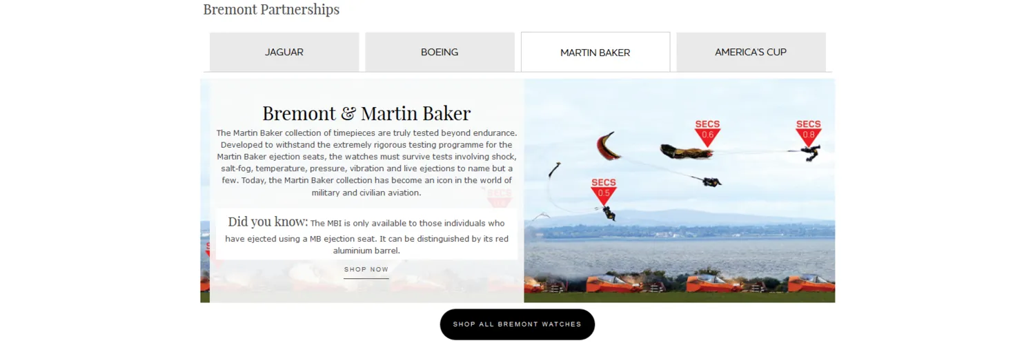 Sample Copy from Bremont watches guide