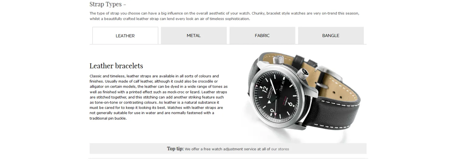 Sample Copy from Watch your style guide