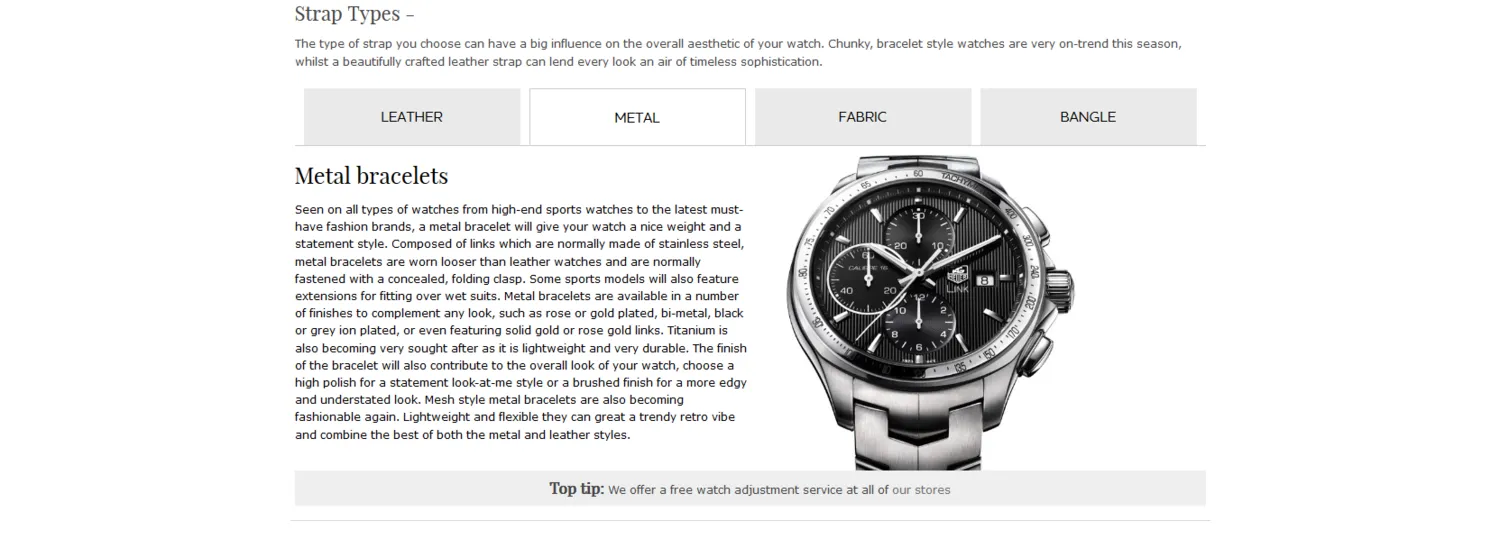 Sample Copy from Watch your style guide